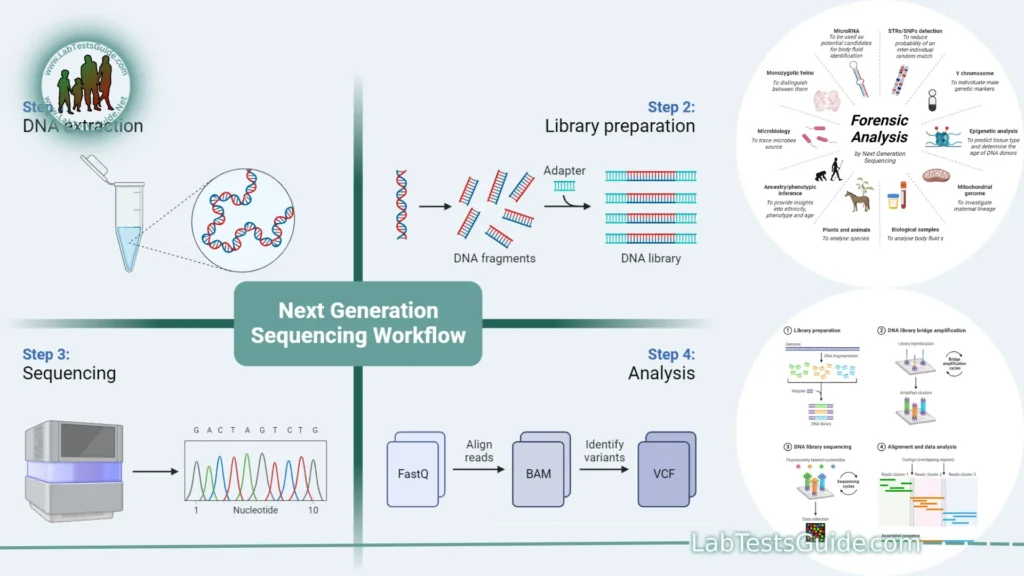 Next-Generation Sequencing (NGS) is a high-throughput DNA and RNA sequencing technology that allows for the rapid and cost-effective determination of nucleotide sequences in genetic material.