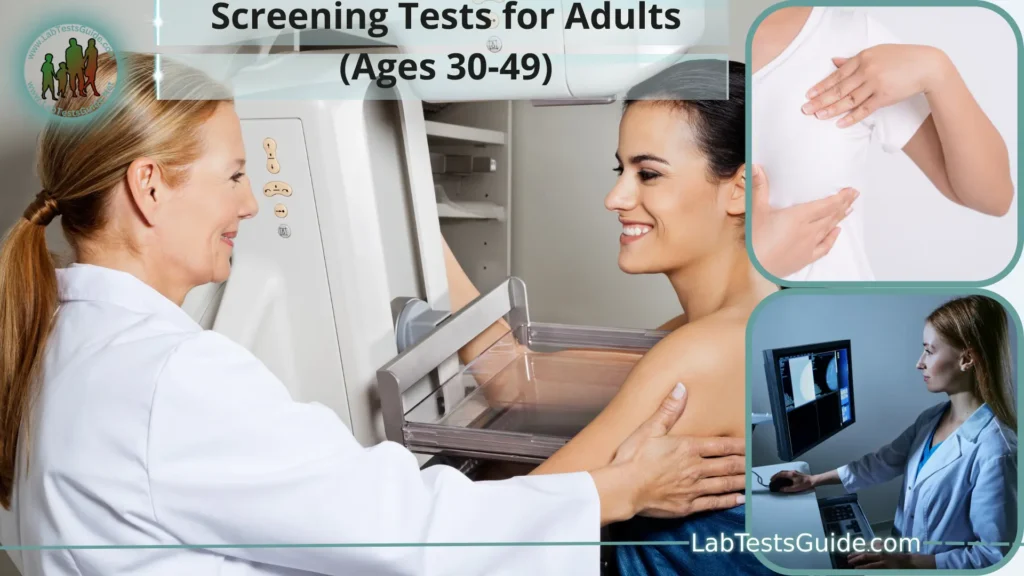 Screening Tests for Adults (Ages 30-49)