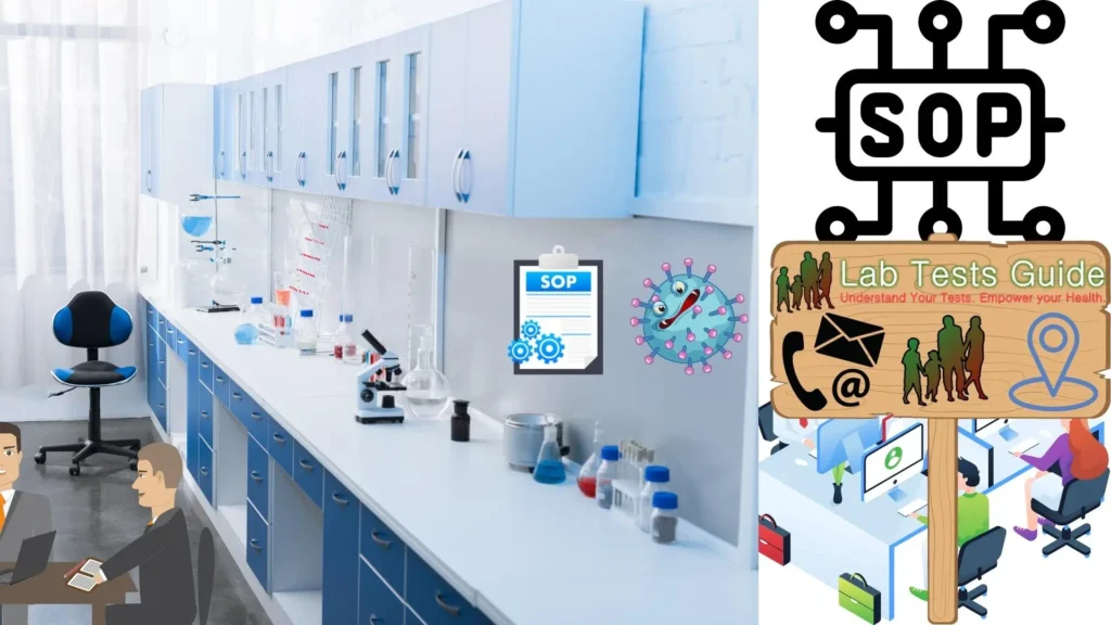 Lab SOPs: The laboratory is easily identifiable (SOPs) The laboratory is easily identifiable (SOPs)