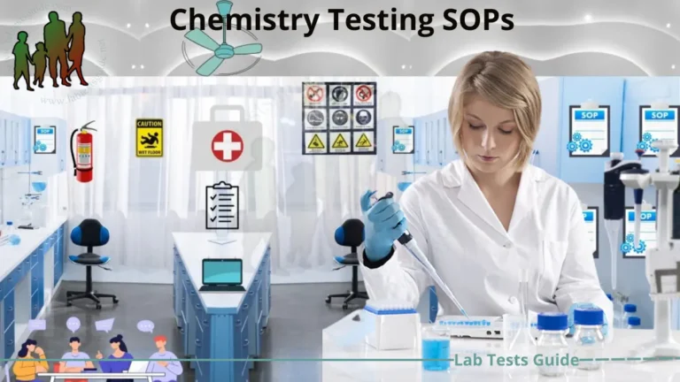 Chemistry Testing SOPs