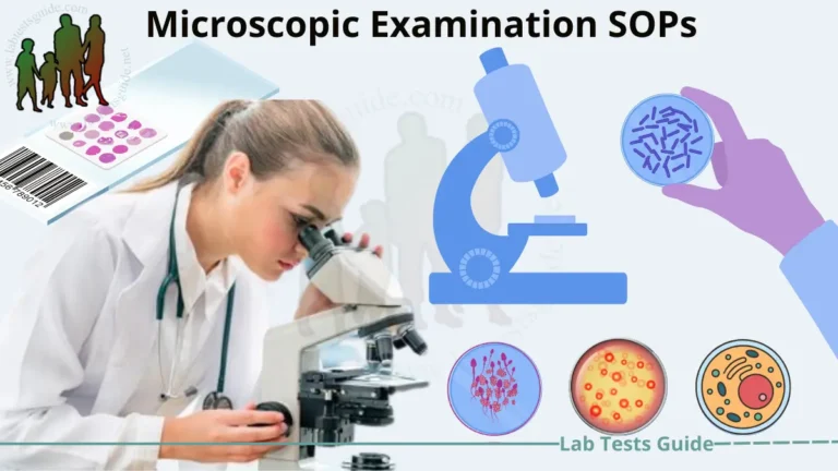 Microscopic Examination SOPs