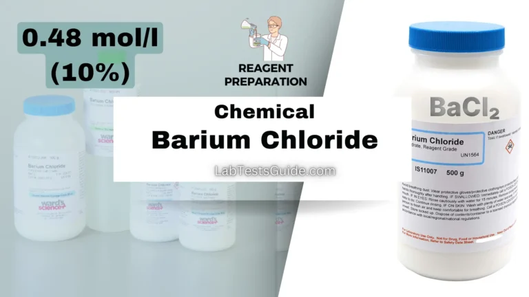 Barium Chloride 0.48 moll (10%)
