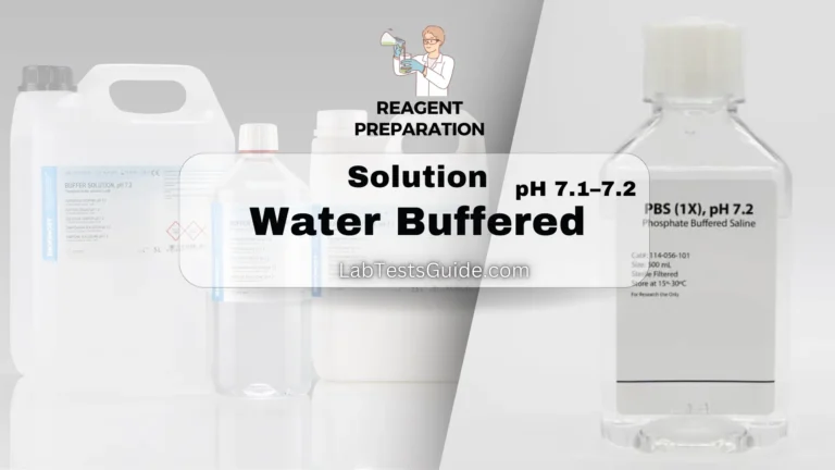 Water Buffered - pH 7.1–7.2