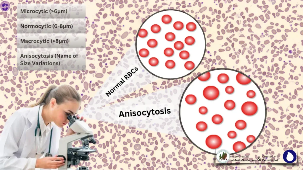 Anisocytosis Defination, Types, Causes, Symptoms and more