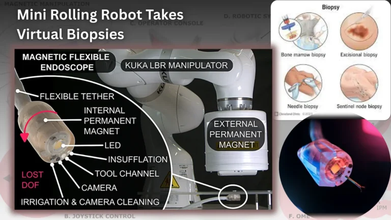 Mini Rolling Robot Takes Virtual Biopsies A Breakthrough in Early Cancer Detection