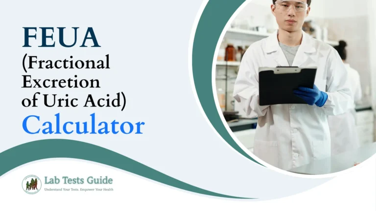 Fractional Excretion of Uric Acid (FEUA) Calculator