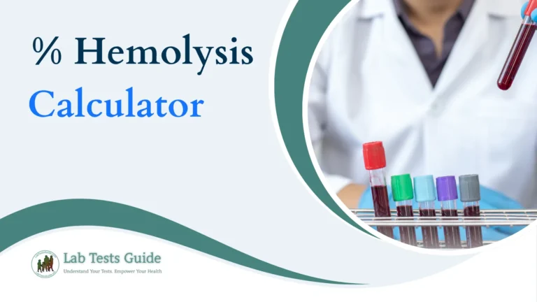 Hemolysis Percentage Calculator