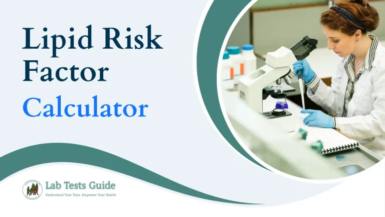 Lipid Risk Factor Calculator