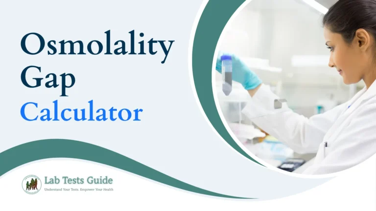 Osmolal Gap Calculator