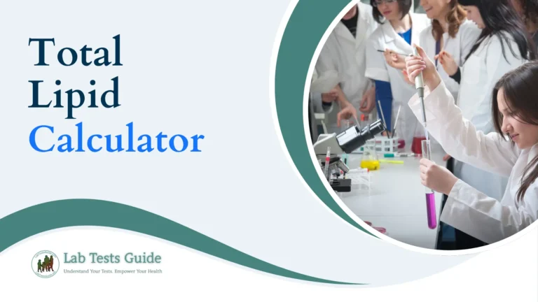 Total Lipids Calculator