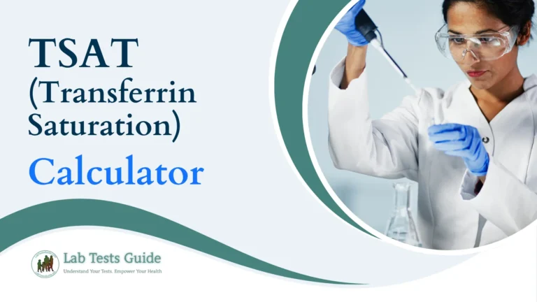 Transferrin Saturation (TSAT) Calculator