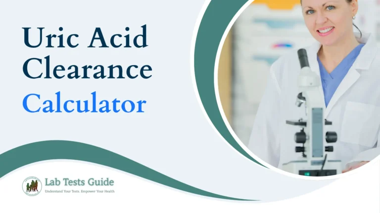 Uric Acid Clearance Calculator