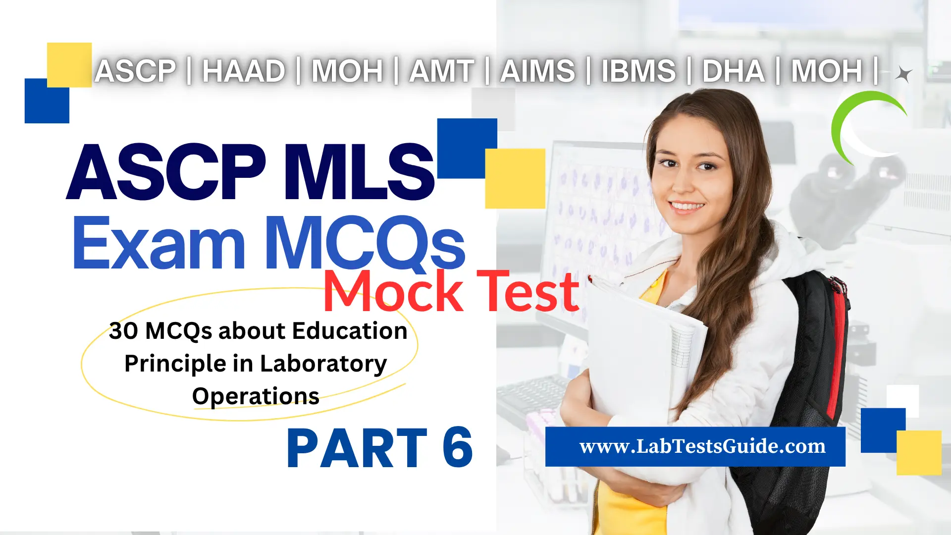 Free ASCP MLS Exam Practice Questions Mock Test Part 6 – (Education Principle)