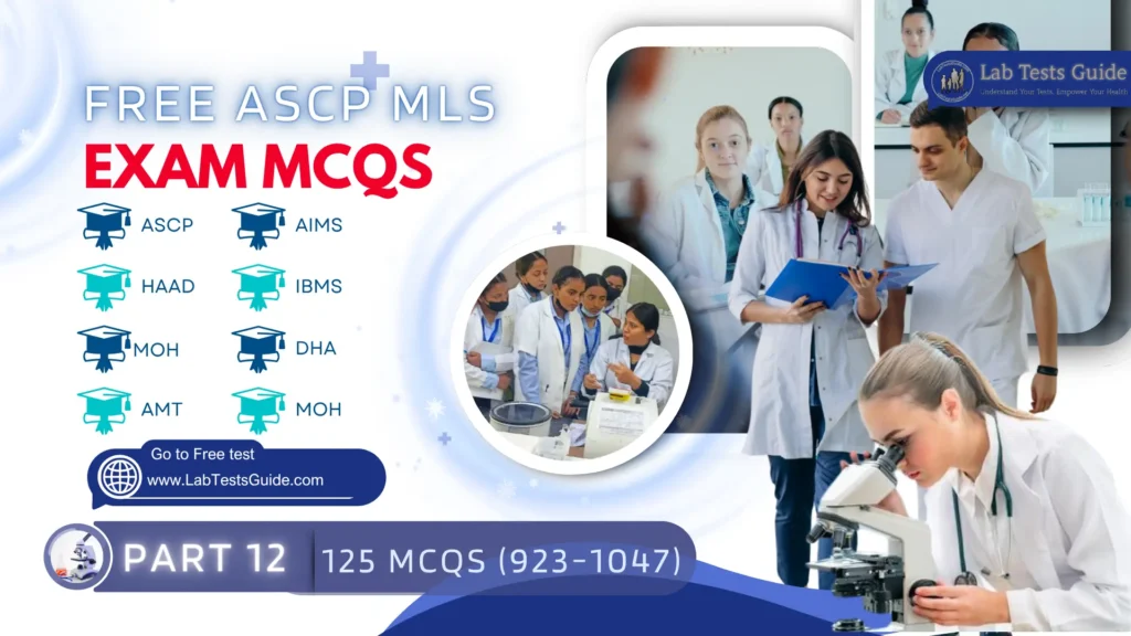 Free ASCP MLS Exam Practice Questions Part 12 – (Urinalysis Microscopic )