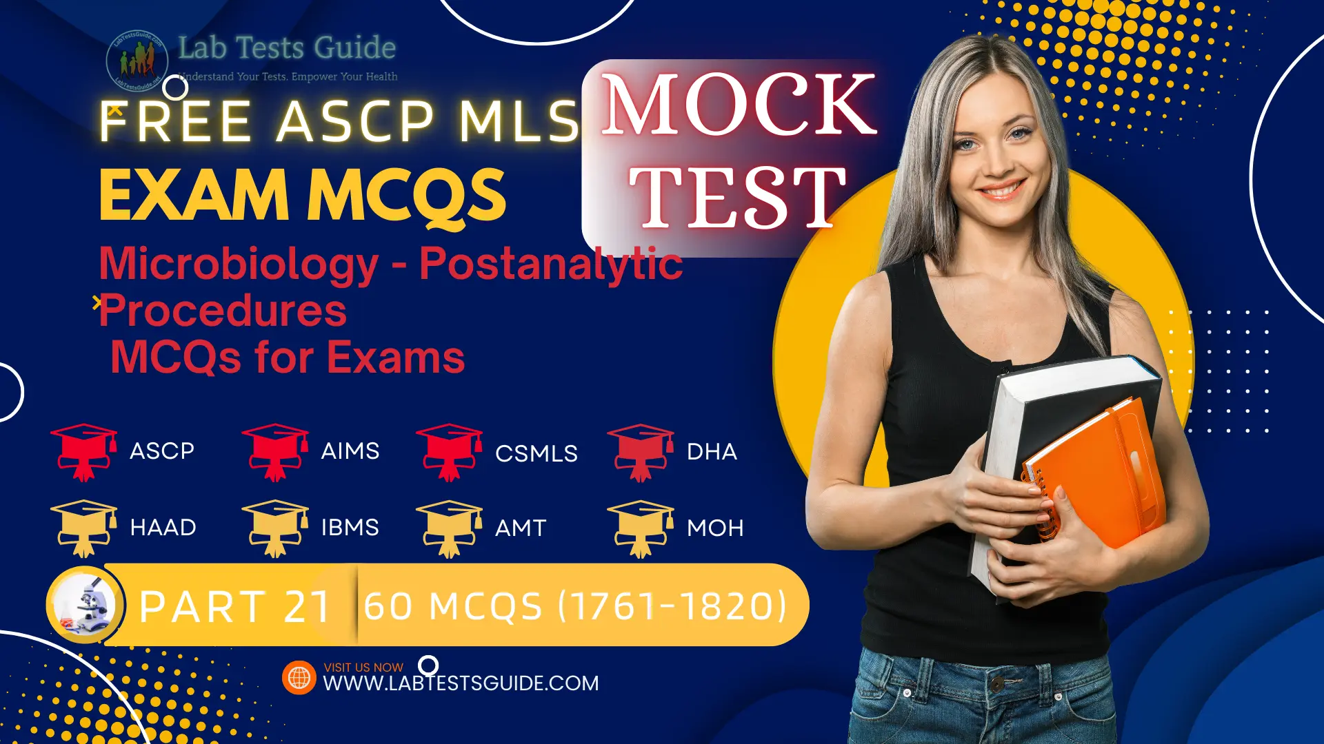 Free ASCP MLS Exam Practice Questions Mock Test Part 21 – Microbiology – Postanalytic Procedures