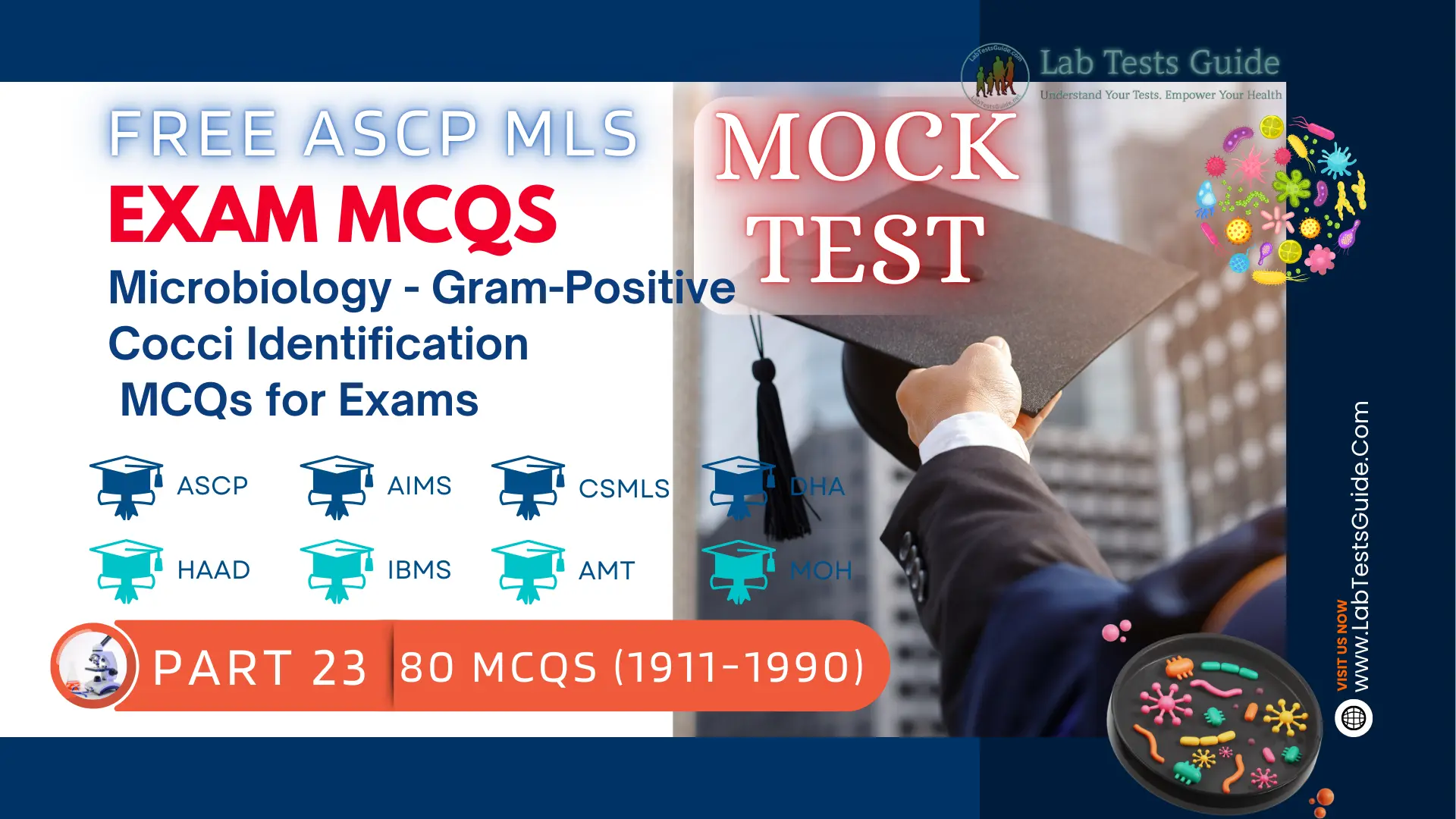 Mock Formate Free ASCP MLS Exam Practice Questions Mock Test Part 23 – Microbiology – Gram-Positive Cocci Identification