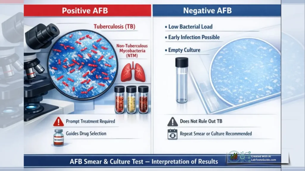 AFB Smear and Culture Test Interpretation of Results