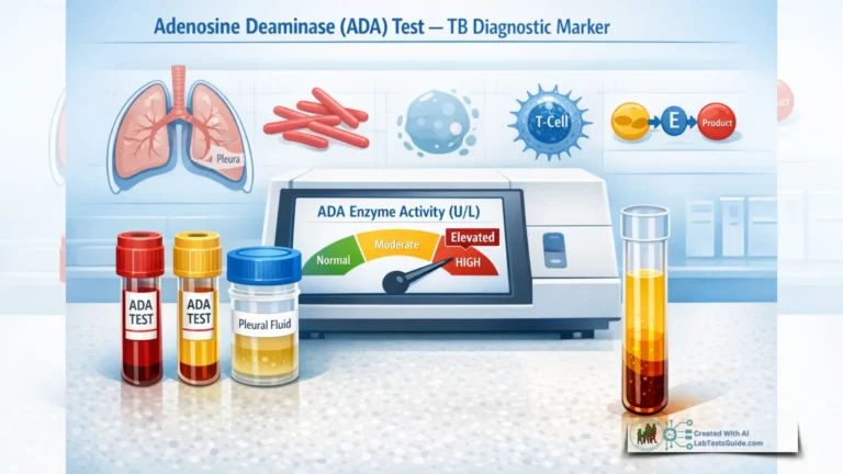 Adenosine Deaminase (ADA) Test – Normal Range, Purpose, Procedure & Interpretation