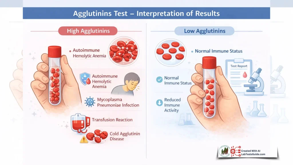 Agglutinins Test Interpretation of Results