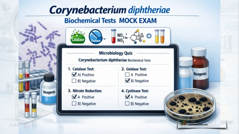Biochemical Test of Corynebacterium Diphtheriae MCQs Mock Test