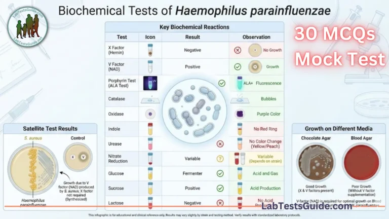 Biochemical Test of Haemophilus parainfluenzae 30 MCQs Mock Test