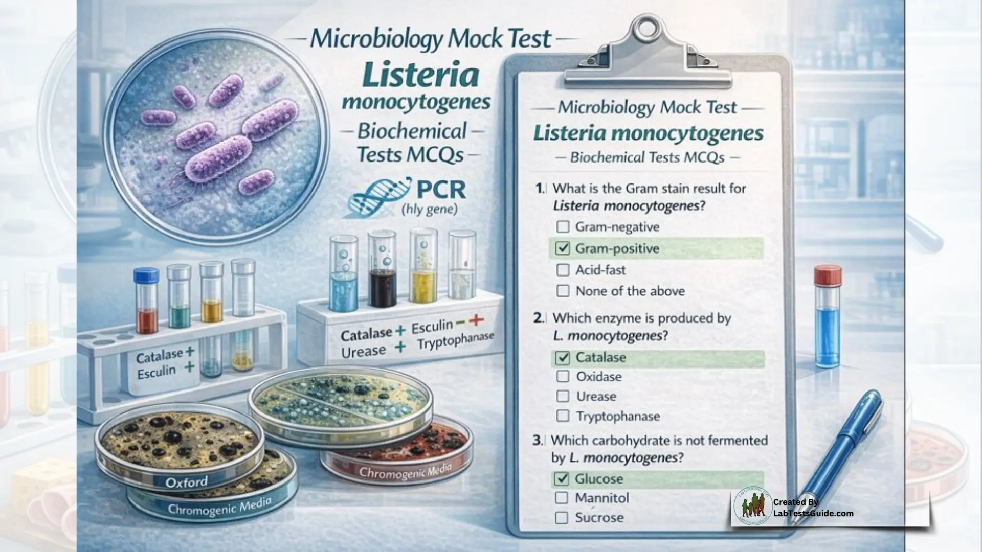 Biochemical Test of Listeria Monocytogenes MCQs Mock Test