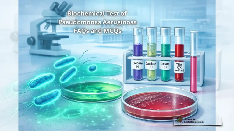 Biochemical Test of Pseudomonas Aeruginosa FAQs and MCQs