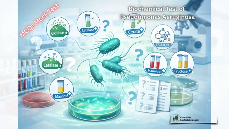 Biochemical Test of Pseudomonas Aeruginosa MCQs Mock Test