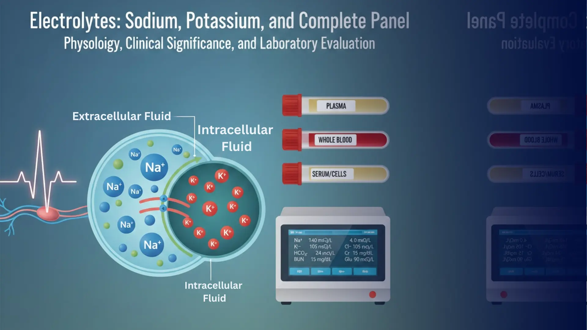 Electrolytes: Sodium, Potassium, and Complete Panel – Physiology, Clinical Significance, and Laboratory Evaluation