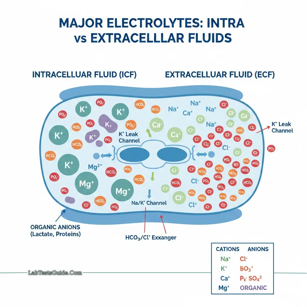 Electrolytes in the Body Major Cations and Anions