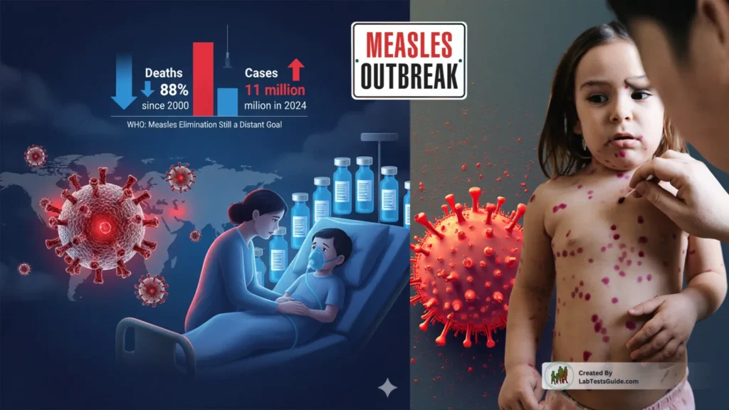 Measles Deaths Plummet but Cases Surge WHO Warns Global Elimination Is a Distant Goal