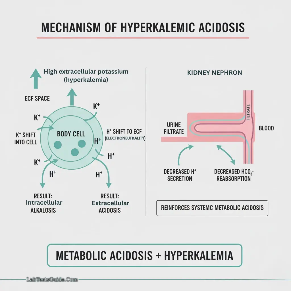 Mechanism of Hyperkalemic Acidosis