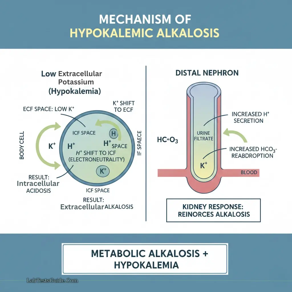 Mechanism of Hypokalemic Alkalosis