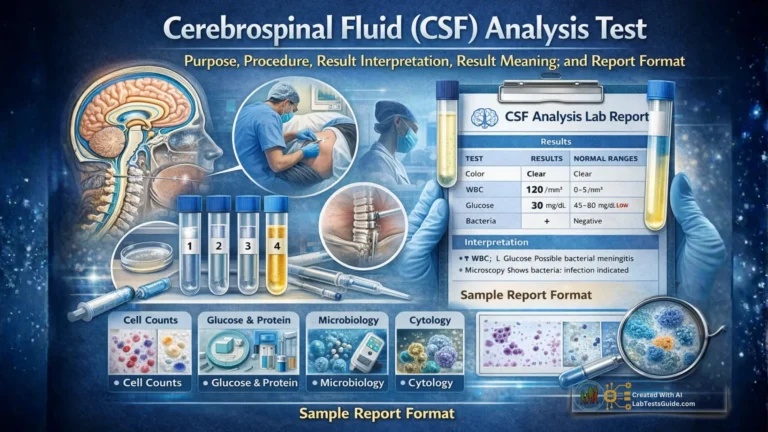 Cerebrospinal Fluid (CSF) Analysis Test
