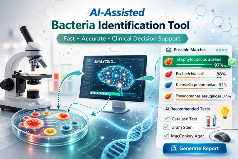 AI-Assisted Bacteria Identification Tool