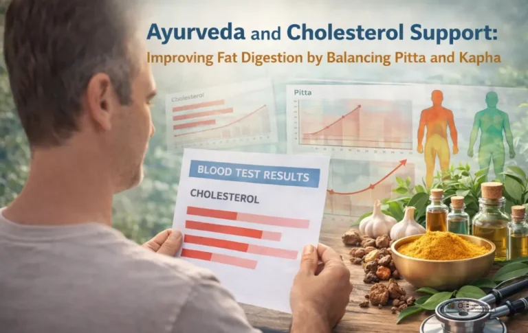 Ayurveda and Cholesterol Support Improving Fat Digestion by Balancing Pitta and Kapha
