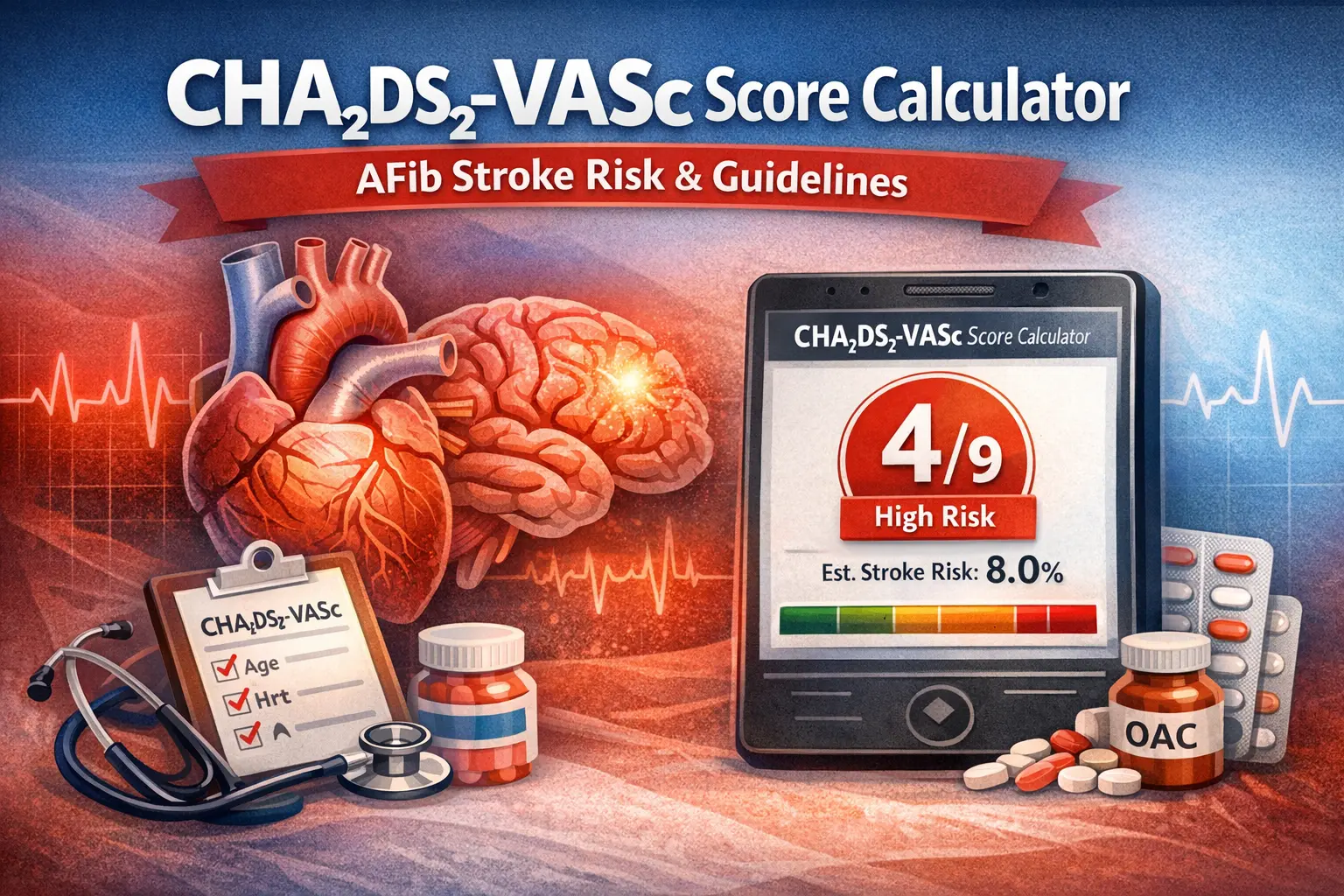 CHA₂DS₂-VASc Score Calculator