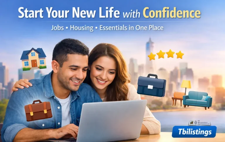 Work, housing, and everything else an immigrant needs get started with Tbilistings