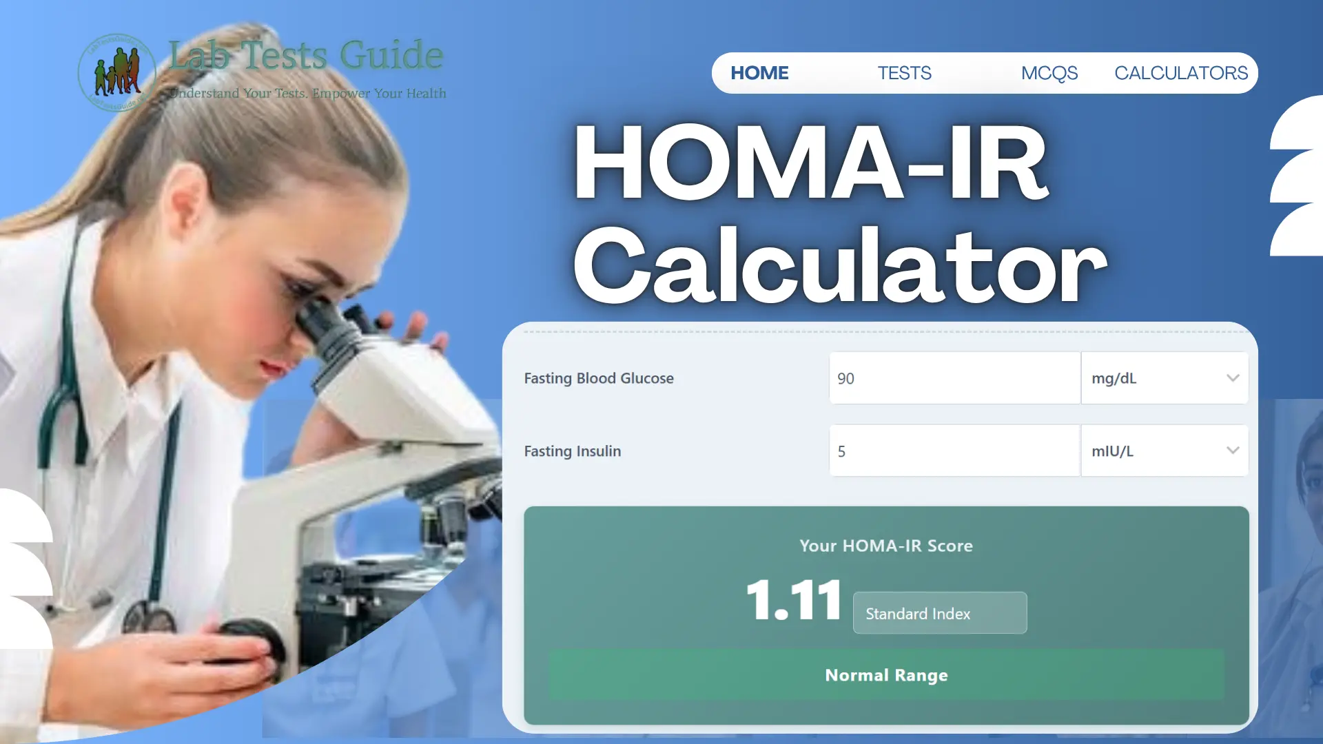 HOMA-IR Calculator