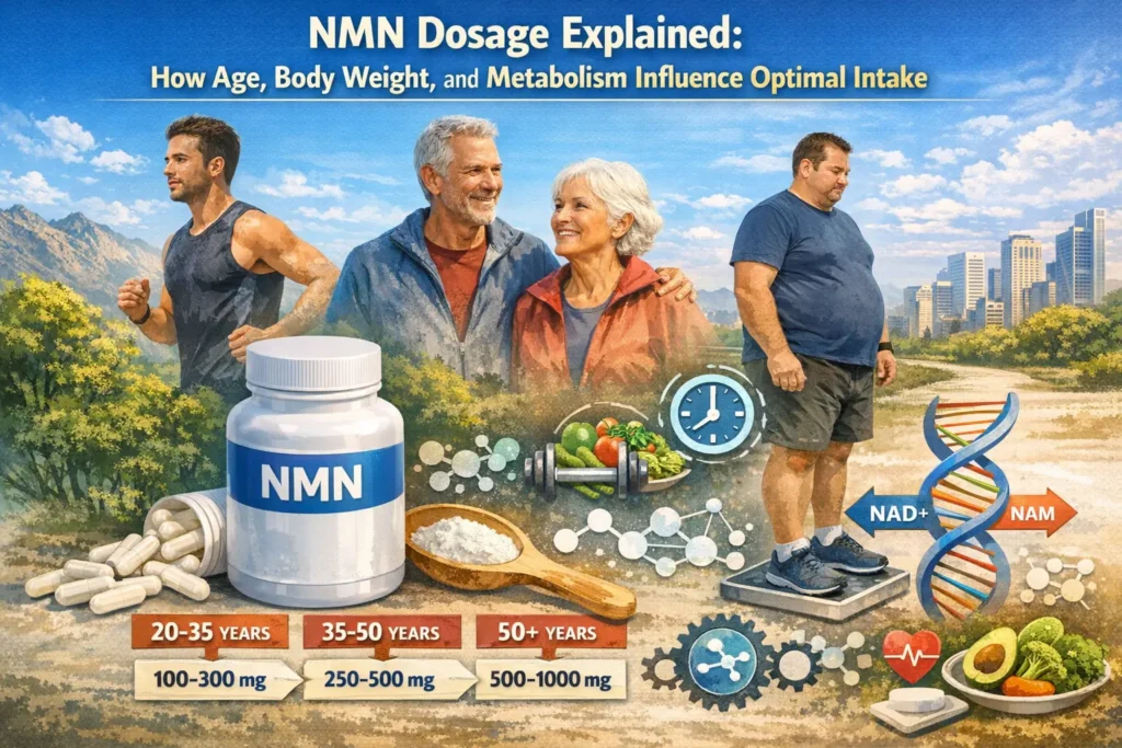 NMN Dosage Explained - How Age, Body Weight, and Metabolism Influence Optimal Intake
