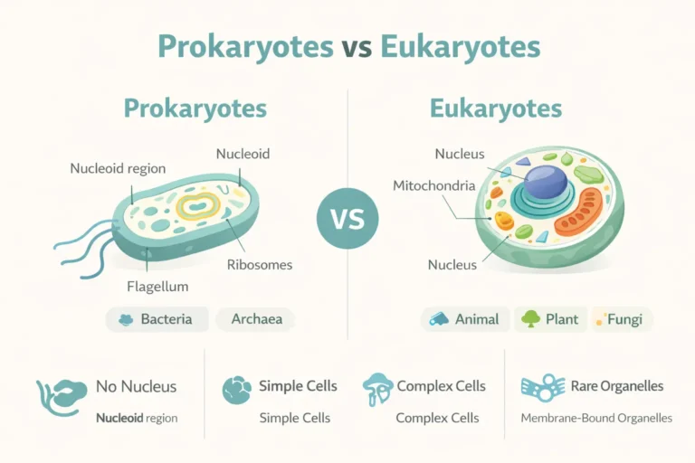 Prokaryotes vs Eukaryotes - 15 Key Differences & Similarities Explained