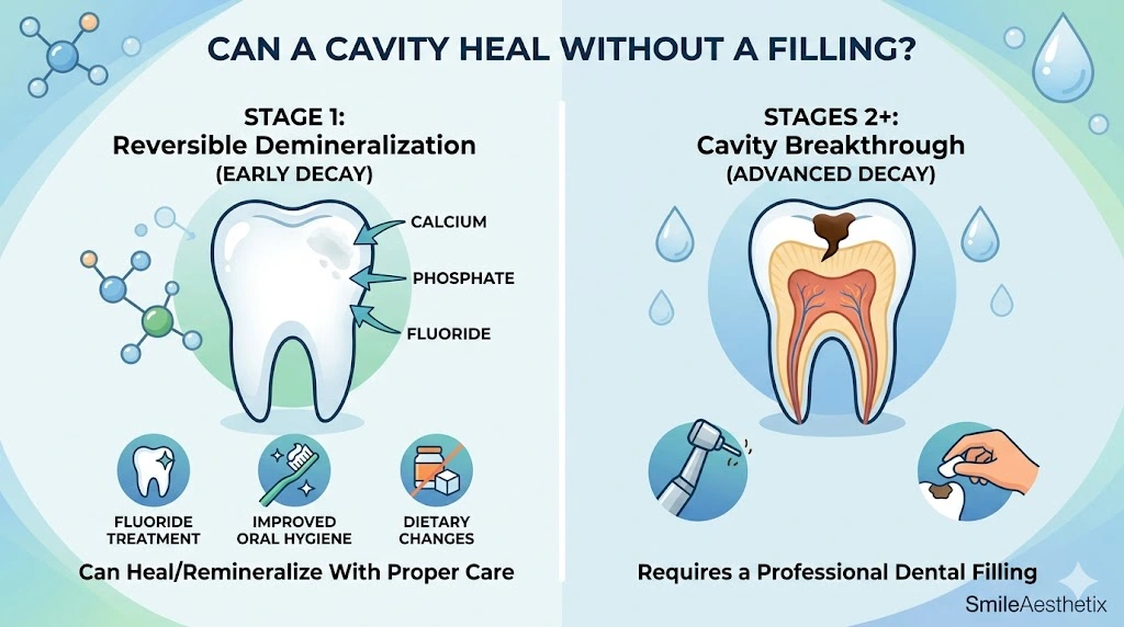 Can a Cavity Heal Without a Filling