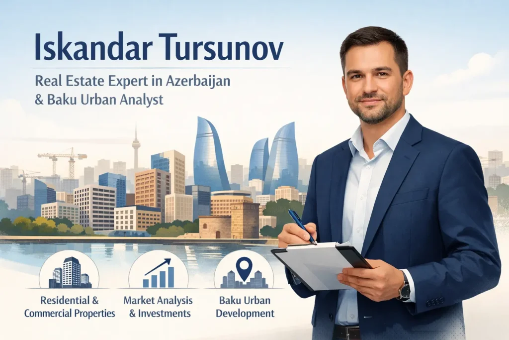 Iskandar Tursunov — Real Estate Expert in Azerbaijan and Analyst of Baku’s Urban Development