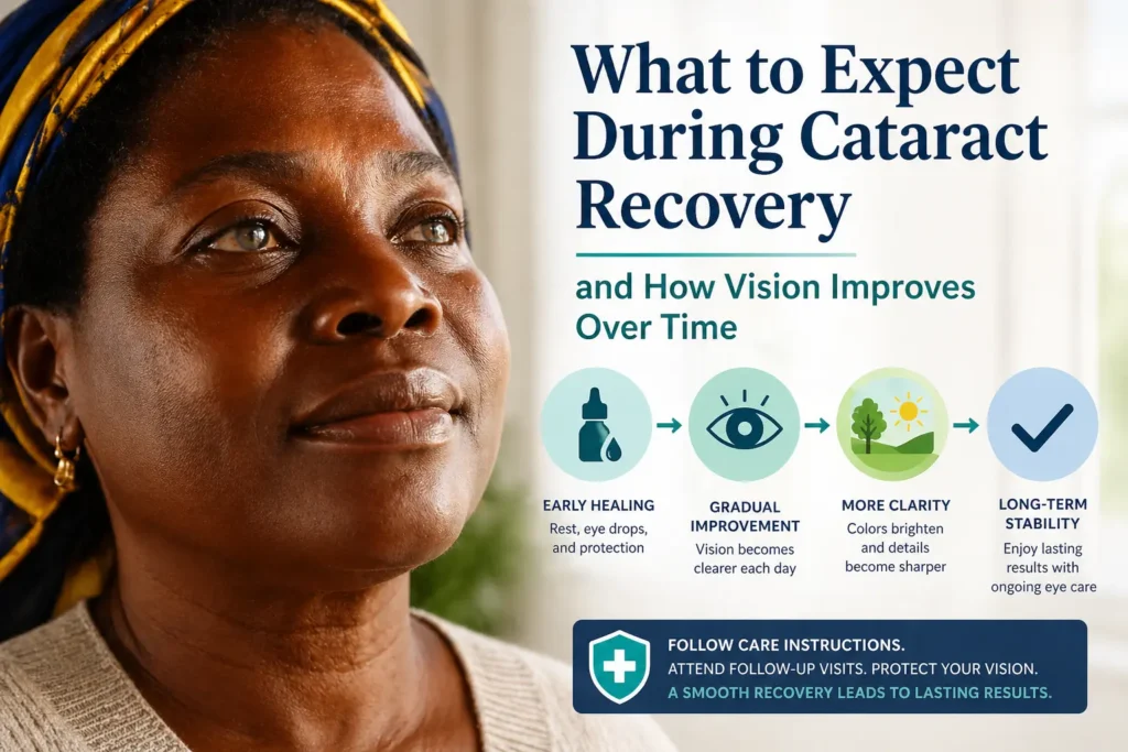 What to Expect During Cataract Recovery and How Vision Improves Over Time