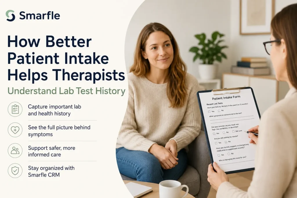 How Better Patient Intake Helps Therapists Understand Lab Test History