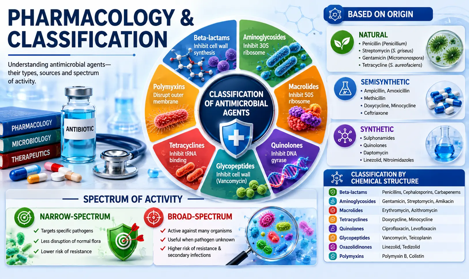 Pharmacology & Classification of Antimicrobial Agents & Antimicrobial Resistance Pharmacology & Classification of Antimicrobial Agents & Antimicrobial Resistance