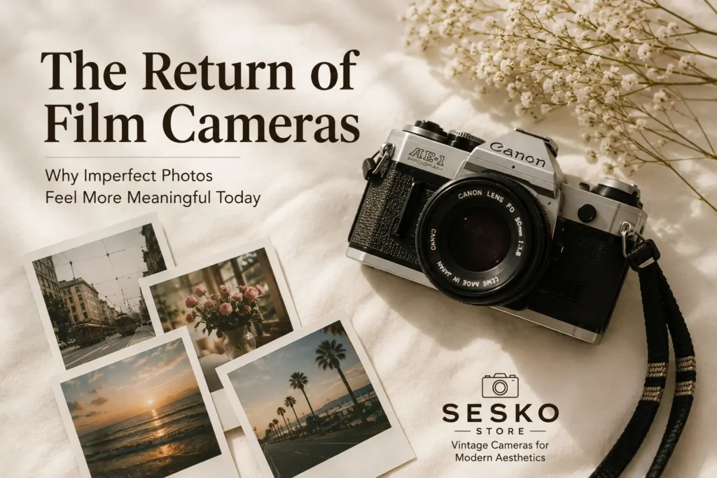 The Return of Film Cameras and Why Imperfect Photos Feel More Meaningful Today