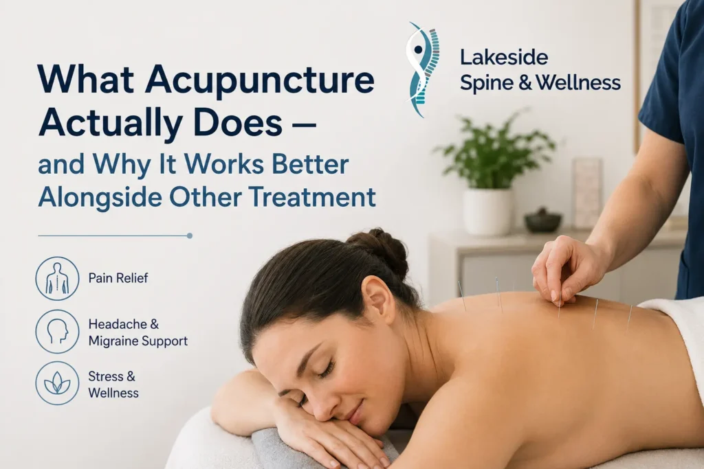 What Acupuncture Actually Does — and Why It Works Better Alongside Other Treatment