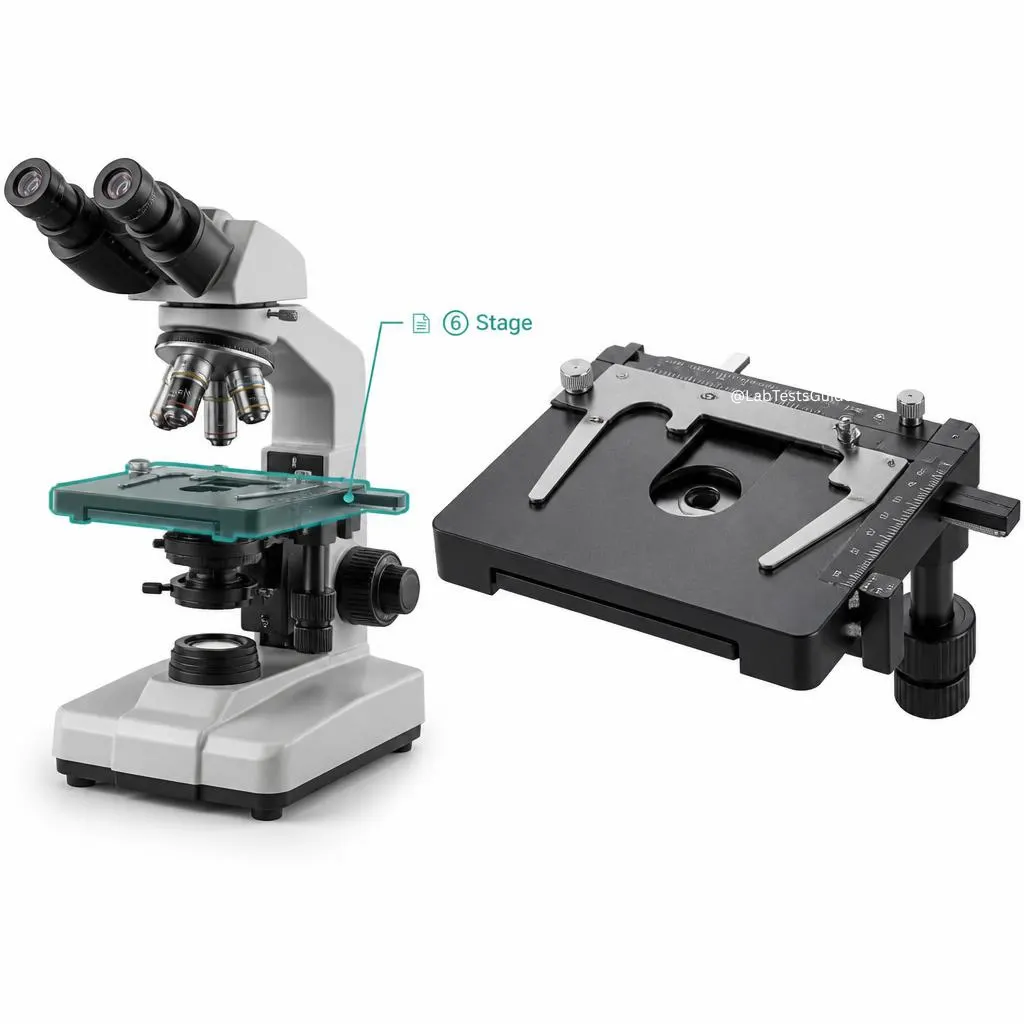 Microscope stage platform slide holder