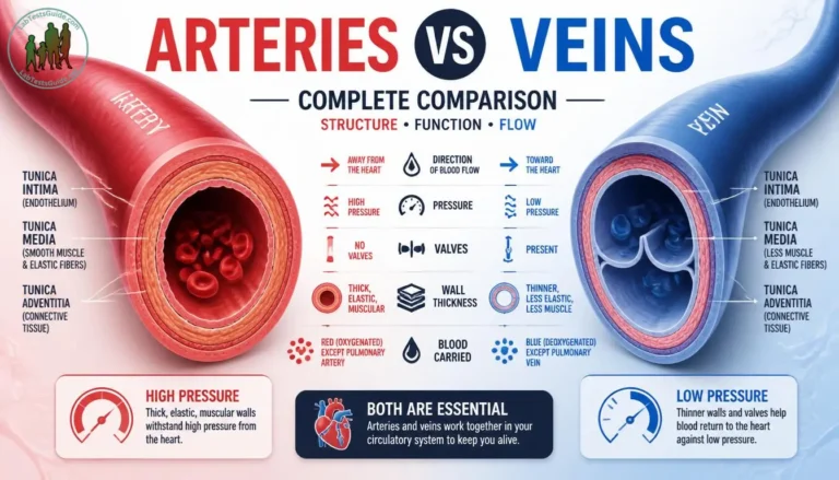 Arteries vs Veins – Complete Comparison
